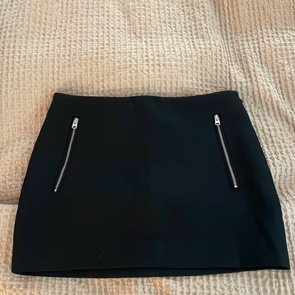 Wilfred mini skirt with zippers